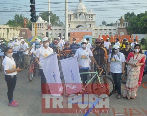 Agartala Smart City Limited organized Cycle Rally under 'Cycles4Change Challenge'